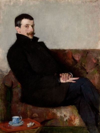 Retrato do pintor Paul Neuen de Olga Boznanska